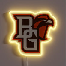 Load image into Gallery viewer, Show your Falcon pride with this bold BGSU neon sign — perfect for game days, dorms, or any die-hard Bowling Green fan’s setup.