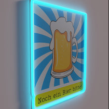 Load image into Gallery viewer, Welcome to Bierfest: Vibrant RGB Neon Sign for Beer Enthusiasts