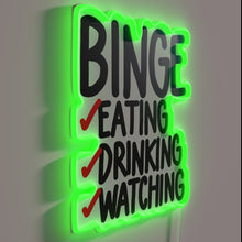 Load image into Gallery viewer, Neon RGB glow adds vibrant ambiance to gaming and entertainment.