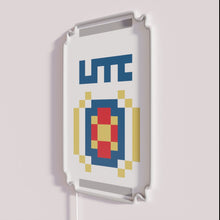 Load image into Gallery viewer, Neon retro gaming decor Bitcans Beta 17 arcade bar sign