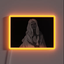 Load image into Gallery viewer, Vibrant Neon Sign Featuring Black and White Girl Icon