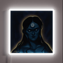Load image into Gallery viewer, Electric blue neon sign featuring vibrant RGB color changing design.