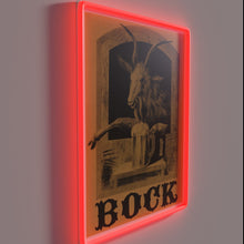 Load image into Gallery viewer, Glowing Beer Lover's Sign with Vibrant Red Green Blue Neon Colors