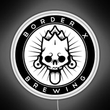 Load image into Gallery viewer, Border X Brewing RGB neon sign white