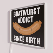 Load image into Gallery viewer, Vibrant RGB Neon Sign - Bratwurst Lover's Pride Since Childhood Born Germany