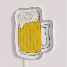 Load image into Gallery viewer, Neon RGB LED wall decor quote, courage and strength symbol.