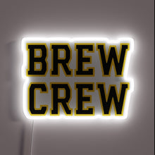 Load image into Gallery viewer, Brew Crew Bar Decor with Vibrant RGB Neon Lighting Accents