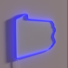 Load image into Gallery viewer, BrewDog brewery logo illuminated in vibrant RGB neon glow