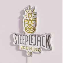 Load image into Gallery viewer, Colorful LED brewing wall decor with customizable RGB lighting options