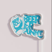 Load image into Gallery viewer, Vibrant British punk rock heritage neon decor sign for bedrooms.