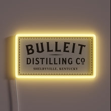 Load image into Gallery viewer, Vibrant Neon Sign of Bulleit Bourbon Whiskey Branding Illumination.