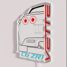 Load image into Gallery viewer, Eye-catching customizable C6 ZR1 RGB neon bar signs lighting decor