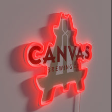 Load image into Gallery viewer, Brighten up your space with this vibrant neon brewery logo
