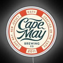 Load image into Gallery viewer, Cape May Brewing Co RGB neon sign white