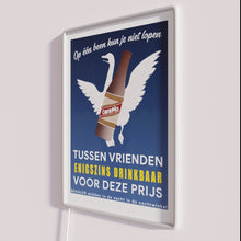 Load image into Gallery viewer, Vintage Dutch Beer Bar Sign with Retro Inspired Neon Lighting