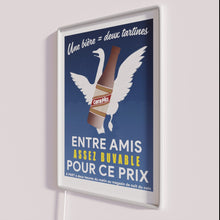 Load image into Gallery viewer, Bright neon Cara Pils Bier retro French cafe lighting decor