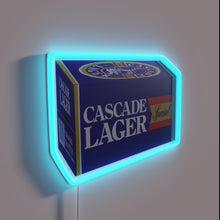 Load image into Gallery viewer, Vibrant Rainbow Color LED Light Cascade Larger Neon Sign Artwork