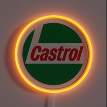 Load image into Gallery viewer, Neon LED Sign: Castrol Oil Brand Logo Illuminated Design Art