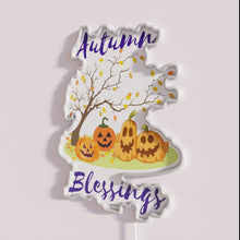 Load image into Gallery viewer, RGB Neon Autumn Celebration Wall Decor, Vibrant Seasonal Lighting Statement