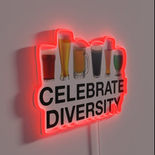 Load image into Gallery viewer, Colorful neon sign celebrates diversity and inclusivity in every culture.