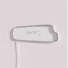 Load image into Gallery viewer, Vibrant Cerveza Bar Sign in Colorful RGB Neon Lighting