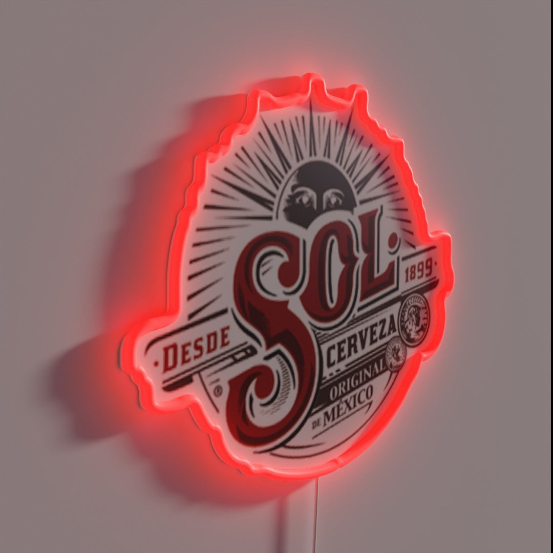Cerveza Sol Rgb Led Sign – Neon Factory