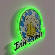 Load image into Gallery viewer, Colorful Prost! Oktoberfest-themed RGB Neon Sign for Home Bar Decor