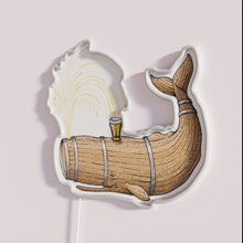 Load image into Gallery viewer, Eye-catching RGB Neon Bar Sign with Cheers Keg Whale Design