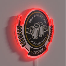 Load image into Gallery viewer, Add vibrant atmosphere with customizable color changing neon bar lights