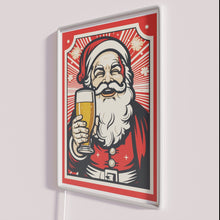 Load image into Gallery viewer, Vintage-inspired festive holiday decoration with colorful RGB lighting effects.