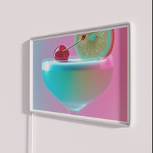 Load image into Gallery viewer, Cherry Martini LED Bar Sign with Vibrant RGB Neon Lights