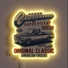 Load image into Gallery viewer, Vintage Chevrolet Cheyenne 1972 Retro Style LED Neon Sign Illumination