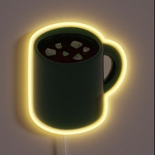 Load image into Gallery viewer, Vibrant neon sign featuring colorful chocolate and marshmallow graphics