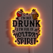 Load image into Gallery viewer, Get into the holiday mood with this festive neon light
