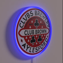 Load image into Gallery viewer, RGB Neon Sign: Clubs Brewery Brown Ale Bar Decor Illumination