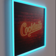 Load image into Gallery viewer, RGB Cocktail Bar Sign, Vibrant Neon Light For Home Decor
