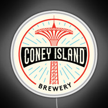 Load image into Gallery viewer, Coney Island Brewery RGB neon sign white