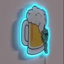 Load image into Gallery viewer, Add a touch of fun with colorful neon beer decor.