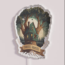 Load image into Gallery viewer, Vintage green neon bar sign with custom Tree House Brewing logo