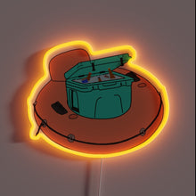 Load image into Gallery viewer, Colorful LED drink cooler tube with customizable glowing effect