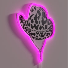 Load image into Gallery viewer, Rugged Country Elegance: Handcrafted Neon Sign with Glowing Cowboy Accents