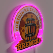 Load image into Gallery viewer, Neon illuminated bar signs for craft breweries and beer enthusiasts.