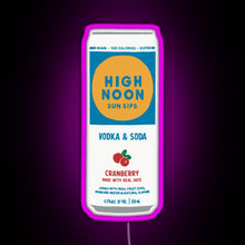 Load image into Gallery viewer, Cranberry High Noon RGB neon sign  pink