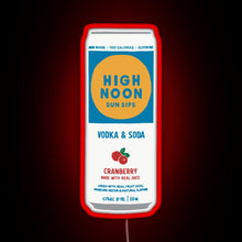Load image into Gallery viewer, Cranberry High Noon RGB neon sign red