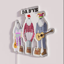 Load image into Gallery viewer, Vibrant Musical Mummers Neon Sign in Bright RGB Color Scheme