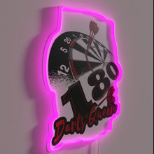 Load image into Gallery viewer, Shine Bright with Victory: Vibrant Neon Sign for Dart Enthusiasts