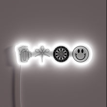 Load image into Gallery viewer, Vibrant LED Neon Sign for Home Gaming Bar Decorations and Fun.