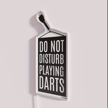 Load image into Gallery viewer, Neon Darts Sign with Vibrant RGB LED Lighting Design