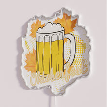 Load image into Gallery viewer, Brighten up your beer hall with customizable Oktoberfest neon sign decorations