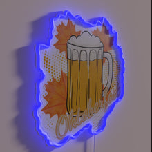 Load image into Gallery viewer, Add festive ambiance with customizable Oktoberfest-themed LED neon signage design.